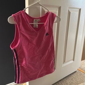 Vintage adidas v neck tank
